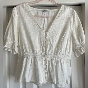 Madewell cotton blouse